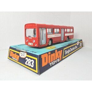 1973 Dinky Toys Single Decker Bus 283 Diecast Red Arrow Lines